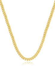 10K Yellow Gold Solid 4.5mm Miami Chain