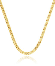 10K Yellow Gold Solid 4.5mm Miami Chain