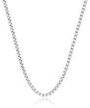 Sterling Silver 3mm Diamond Cut Box Chain