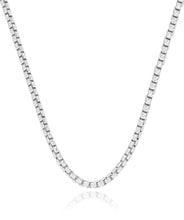Sterling Silver 3mm Diamond Cut Box Chain