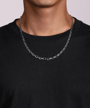 22 Inch 925 Sterling Silver Faceted Chain Necklace