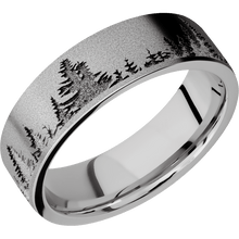 18K White Gold + Sand Finish