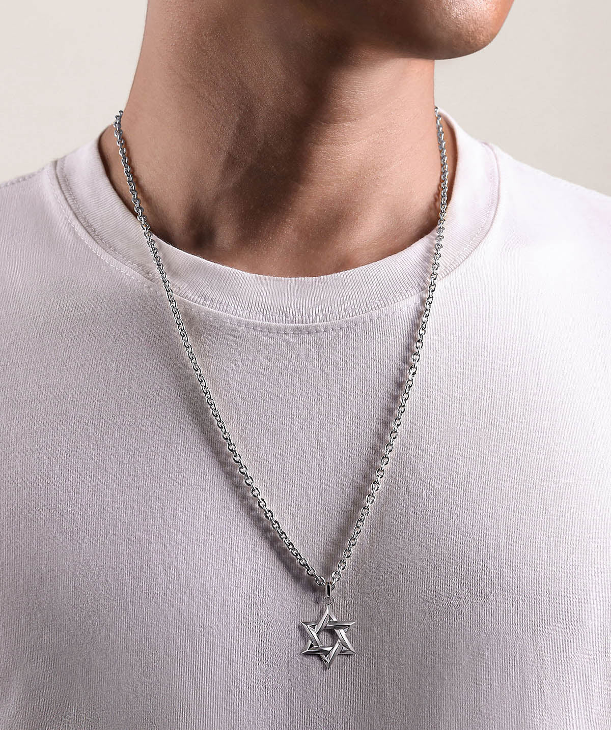925 Sterling Silver Star of David Pendant