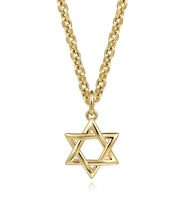 14K Yellow Gold Mini Star of David Pendant