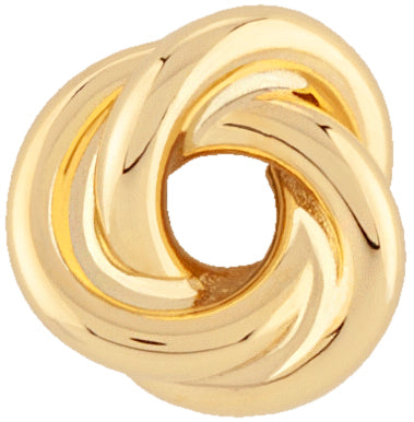 14K Yellow Gold small Love Knot Stud Earrings
