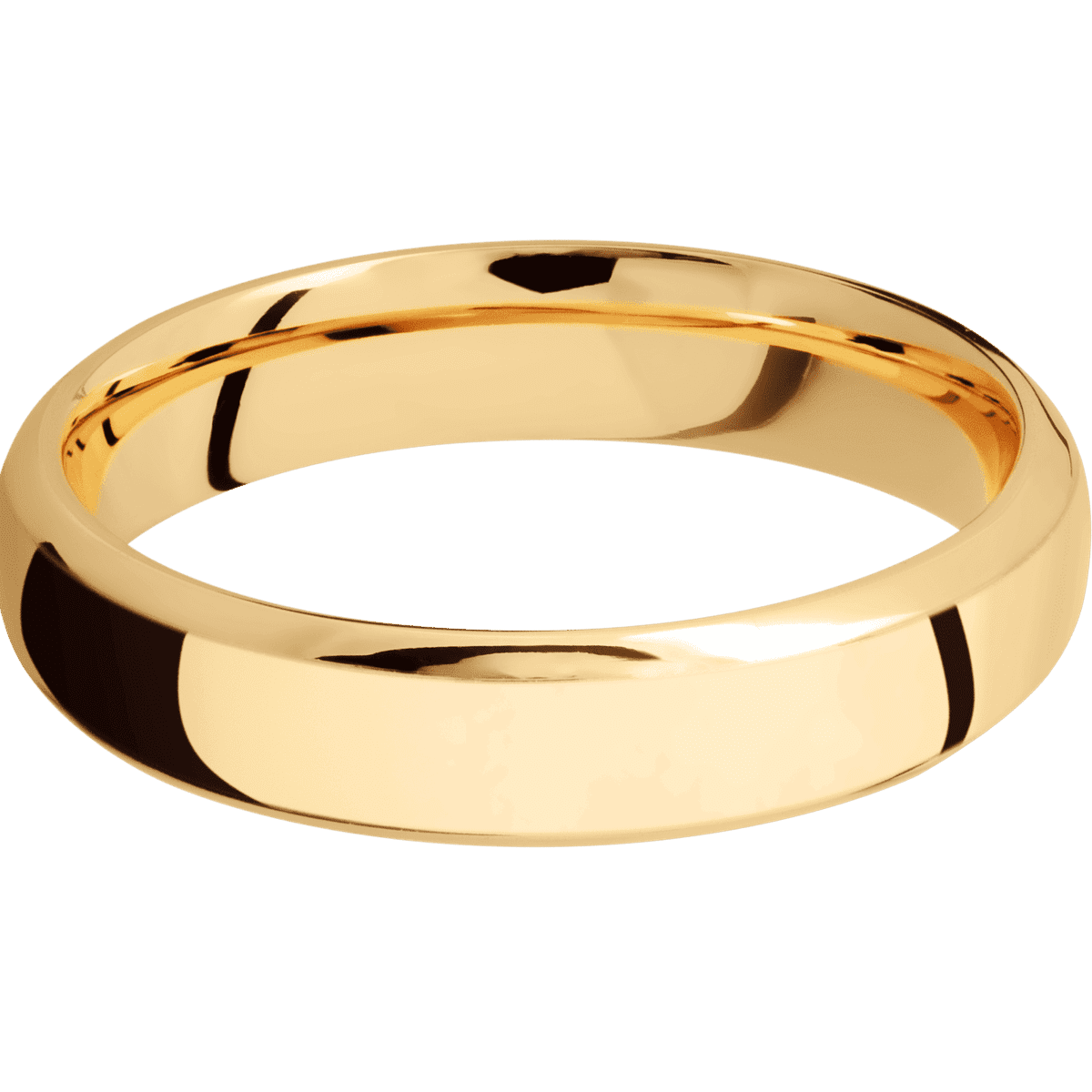 10K Yellow Gold + Polish , Polish Finish