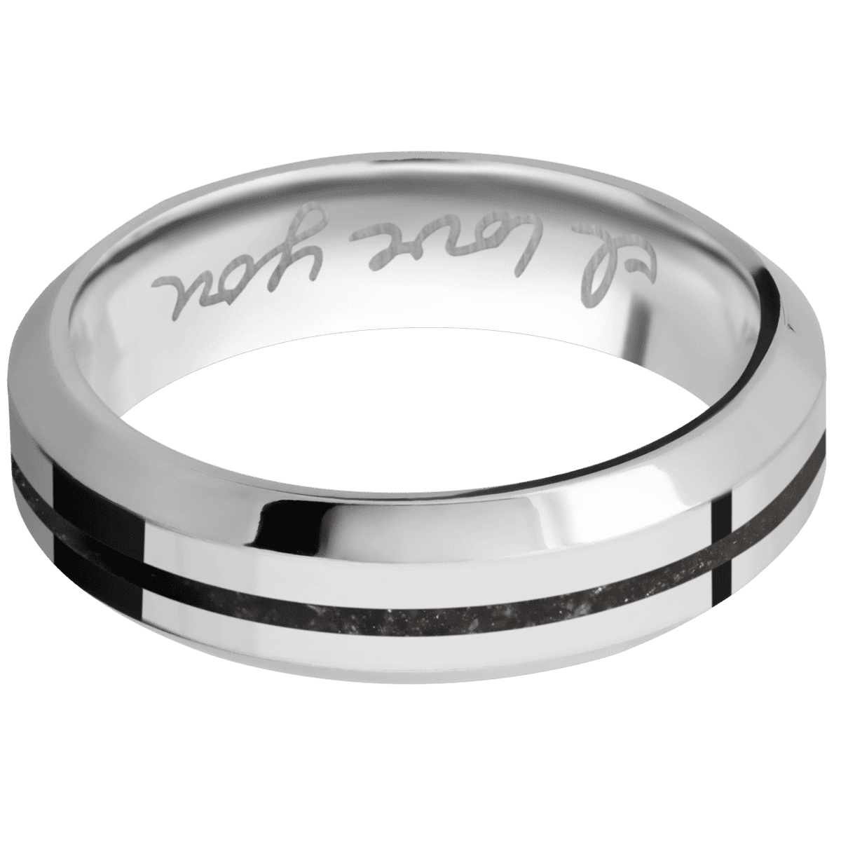 14K White Gold + Polish , Polish Finish