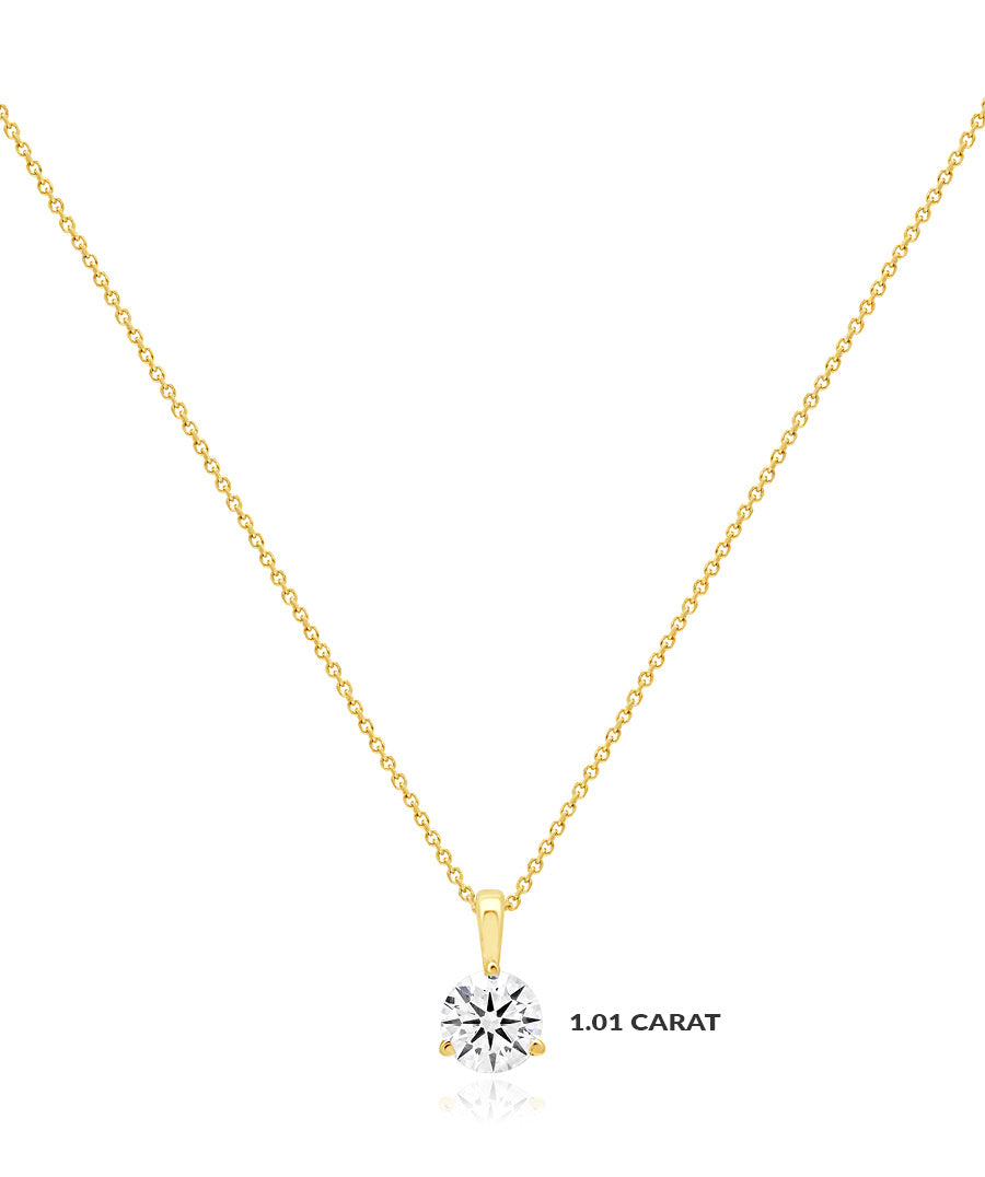 14K Gold Lab Grown Diamond Pendants