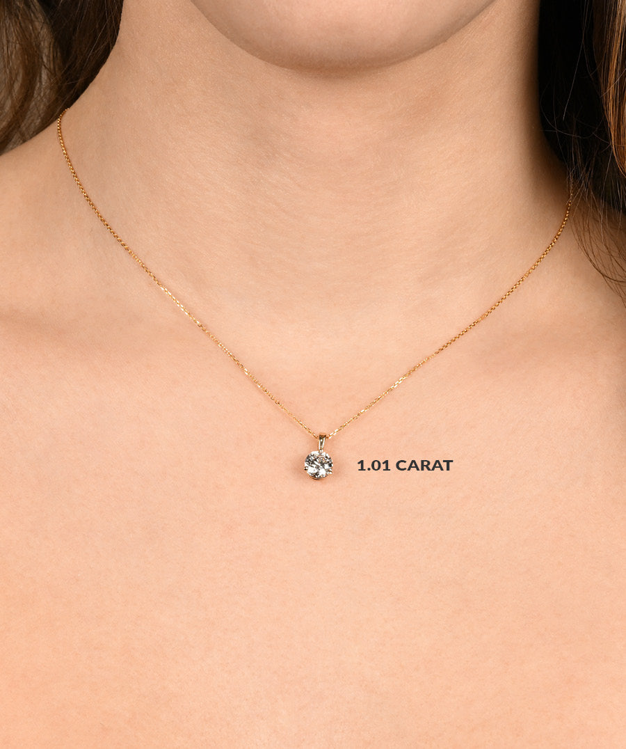 14K Gold Lab Grown Diamond Pendants