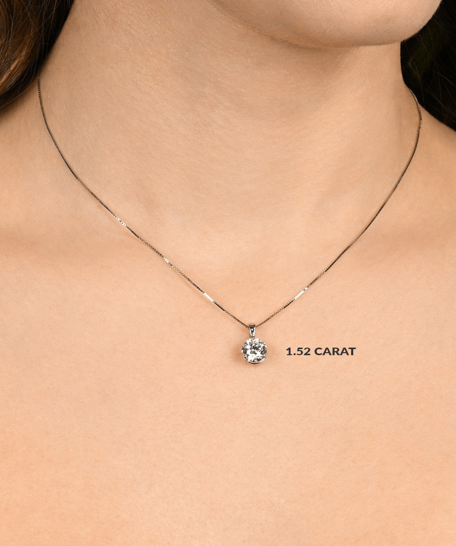 14K Gold Lab Grown Diamond Pendants