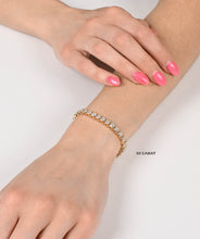 14K White Gold Lab Grown Diamond Tennis Bracelets