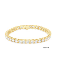 14K White Gold Lab Grown Diamond Tennis Bracelets