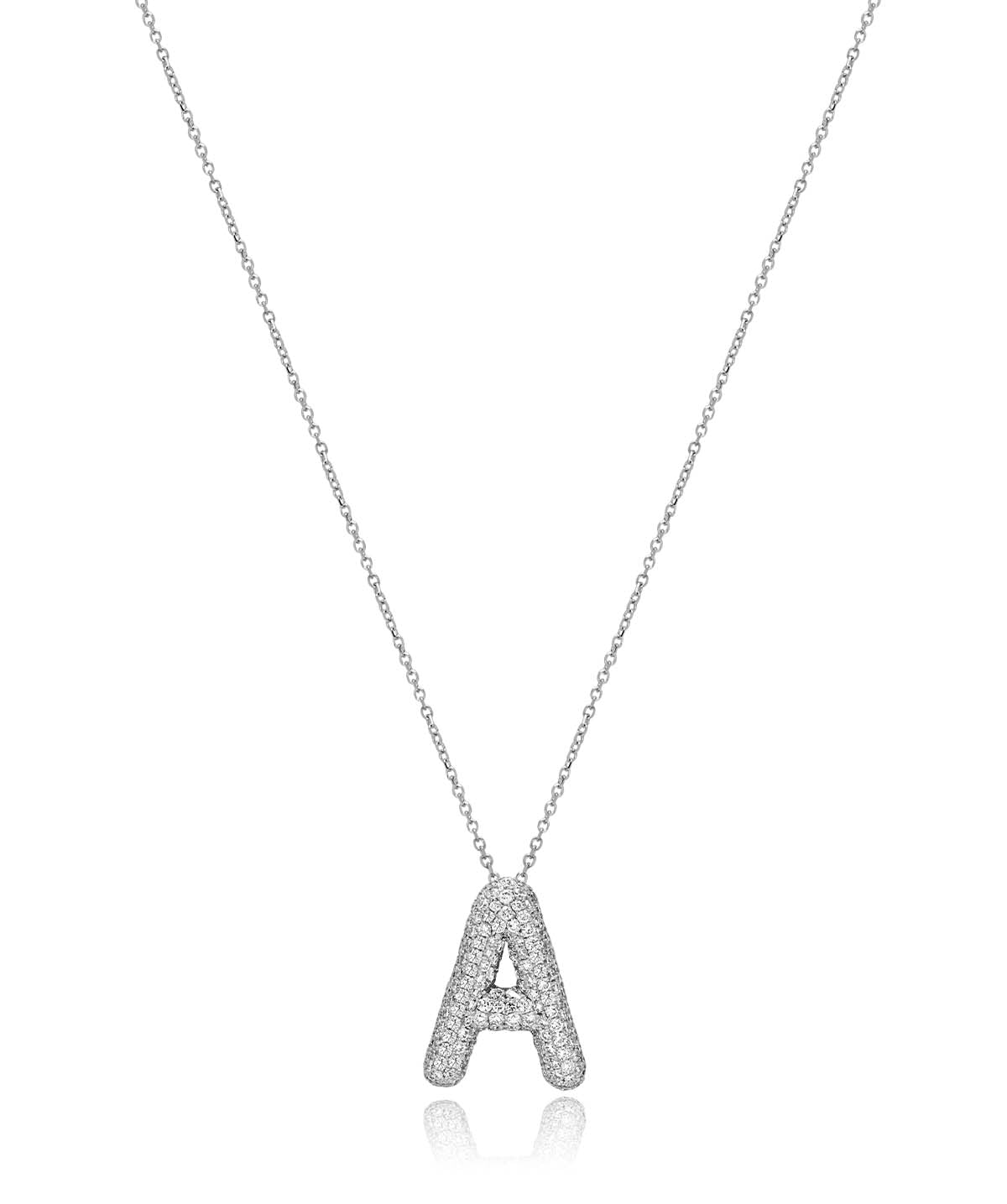 10K Gold Lab Grown Diamond Letter Pendant
