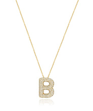 10K Gold Lab Grown Diamond Letter Pendant