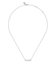 14K White Gold MAMA Necklace