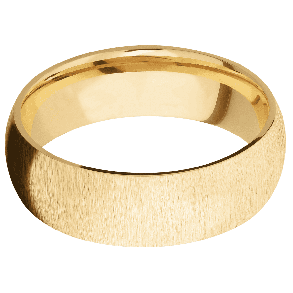 10K Yellow Gold + Crosssatin Finish