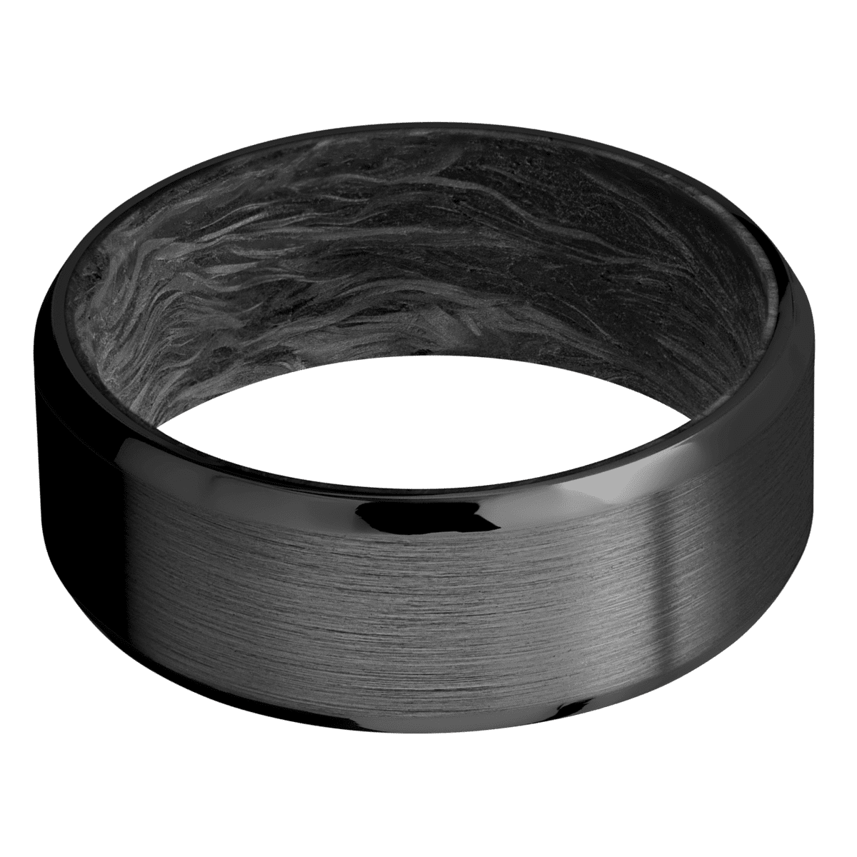 Zirconium + Satin , Polish Finish + Forged Carbon Fiber