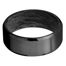 Zirconium + Satin , Polish Finish + Forged Carbon Fiber