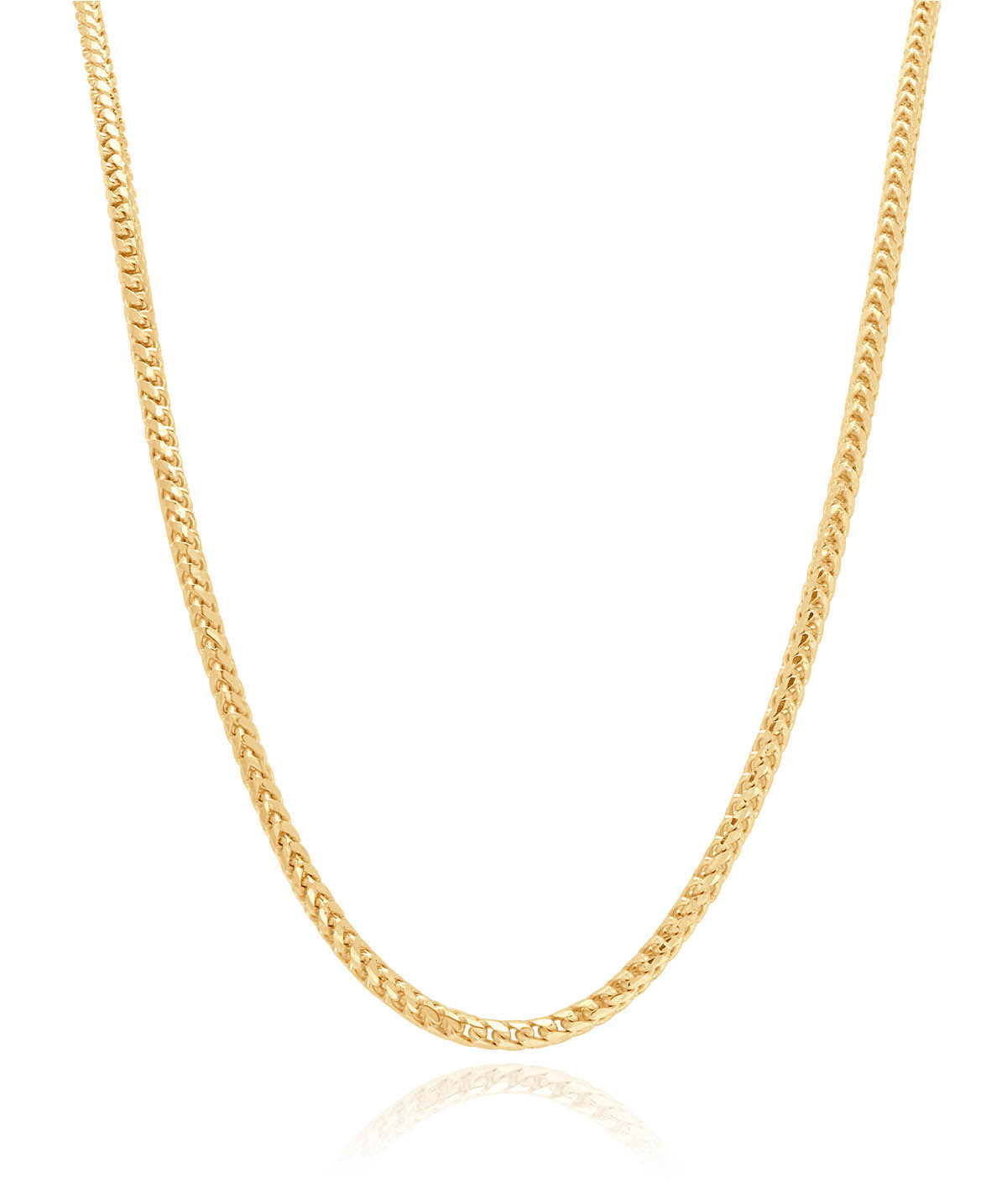 14K Yellow Gold Solid Franco Chain 22 inches