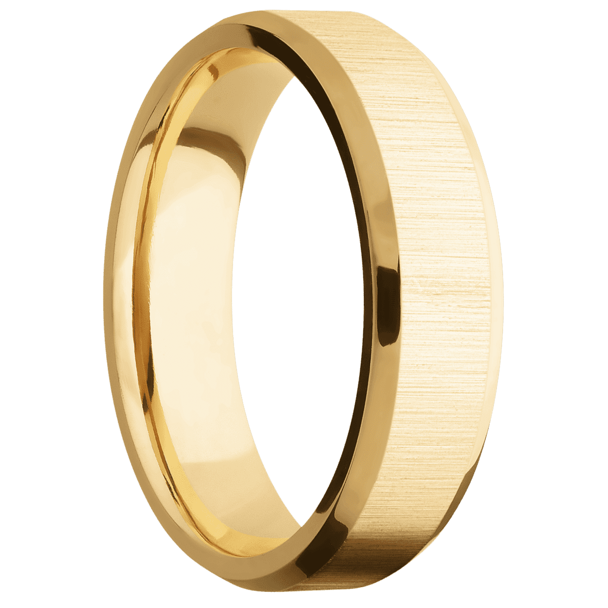 10K Yellow Gold + Crosssatin , Polish Finish