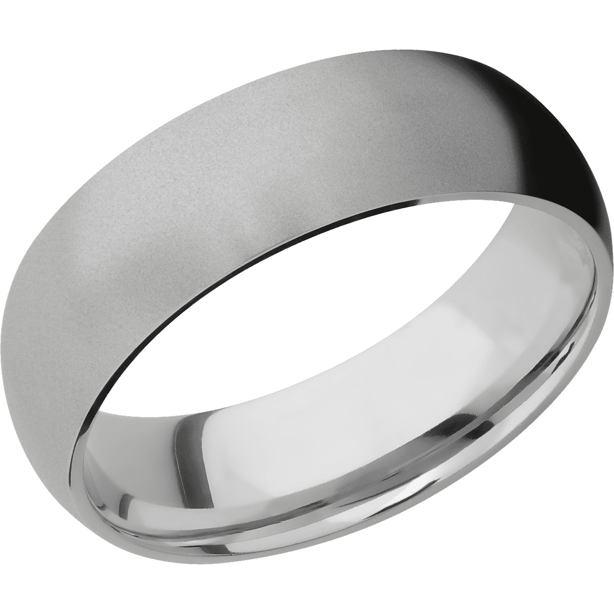 14K White Gold + Bead Finish