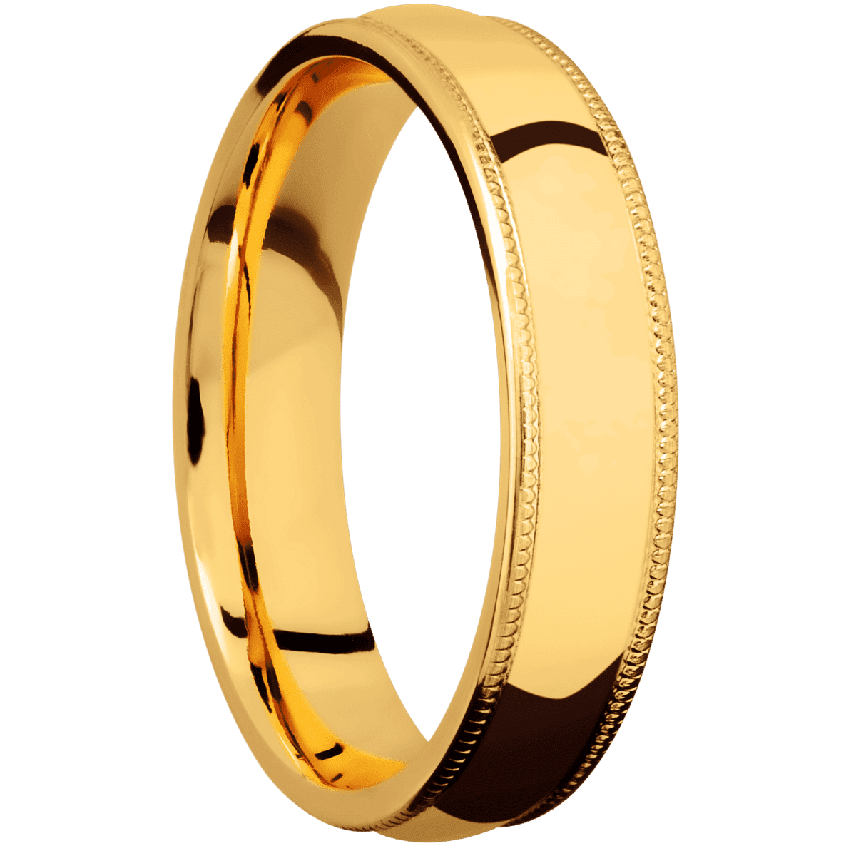 22K Yellow Gold + Polish Finish