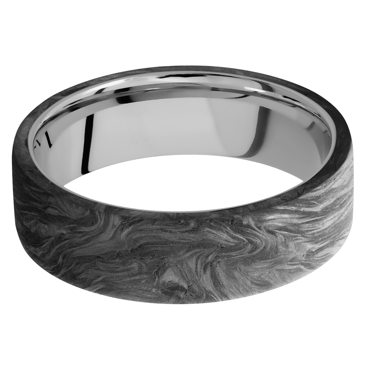 Forged Carbon Fiber + None Finish + Titanium