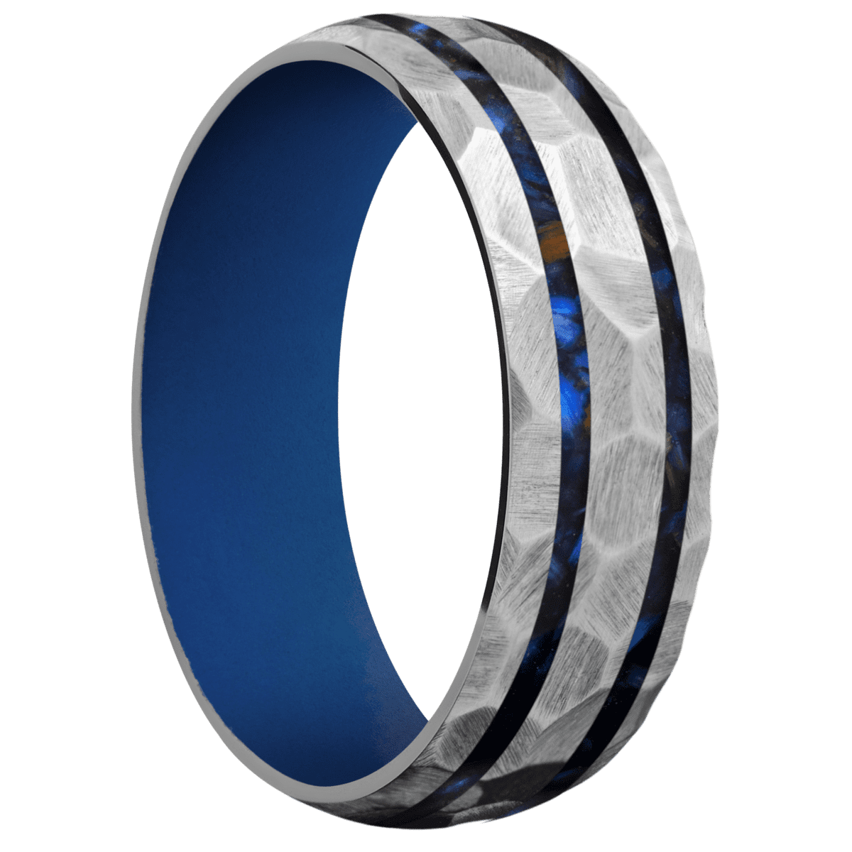 Titanium + Rock Finish + Royal Blue