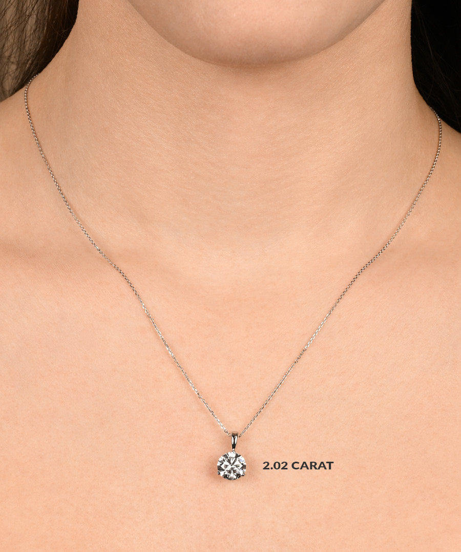 14K Gold Lab Grown Diamond Pendants