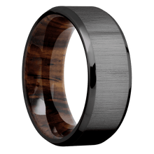 Zirconium + Crosssatinblack , Polish Finish + Cocobolo