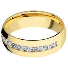 14K Yellow Gold + Polish Finish