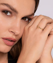 14K Yellow Gold Bujukan Twisted Stackable Ring