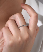 14K White Gold Bujukan Beaded Stackable Ring