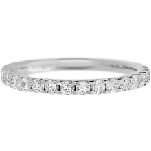 14K White Gold band with 15 Round Lab Grown Diamond (ST) having TCW-.45