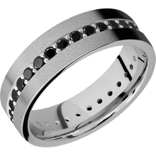 10K White Gold + Sand Finish