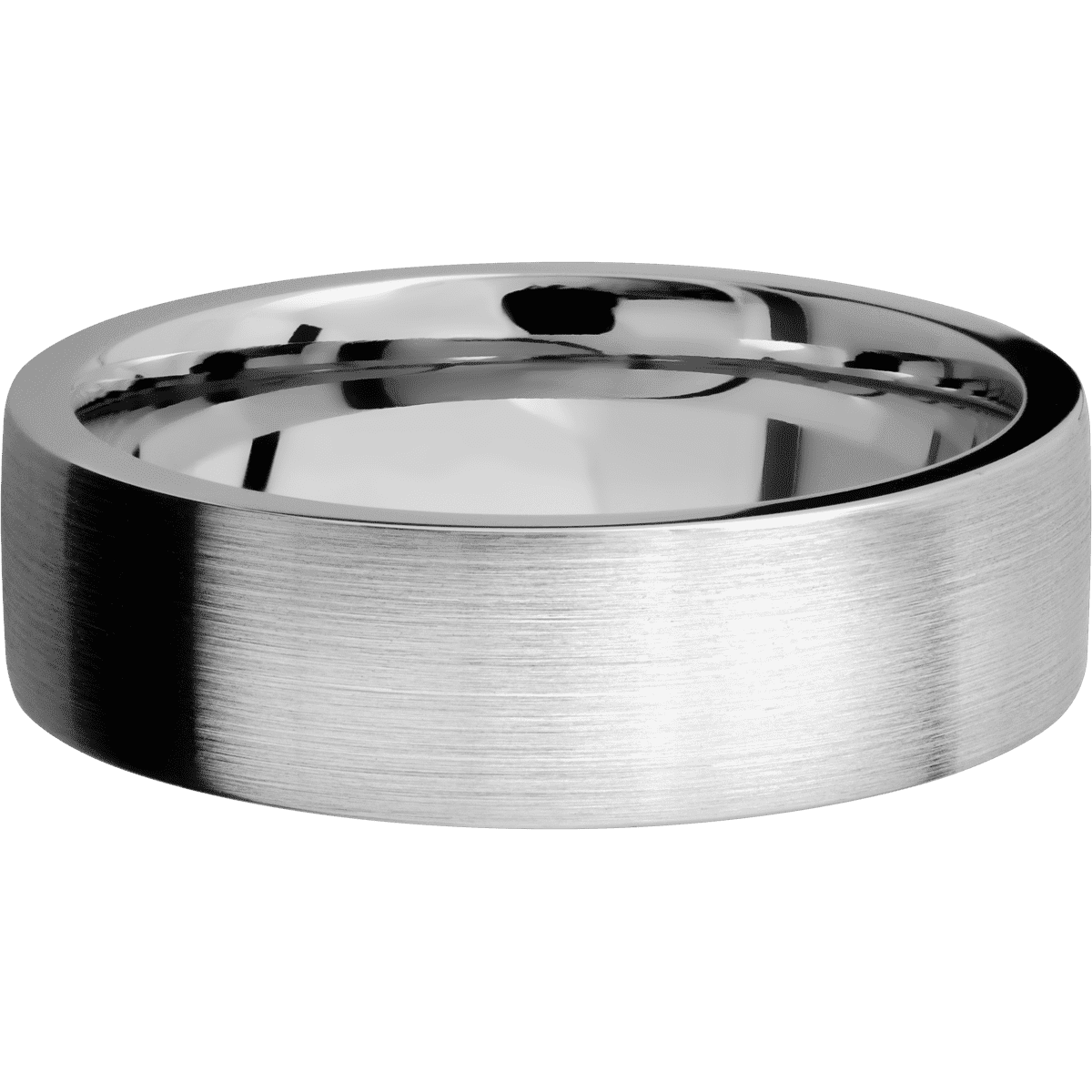 14K White Gold + Satin Finish