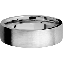 14K White Gold + Satin Finish