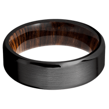 Zirconium + Satin , Polish Finish + Cocobolo
