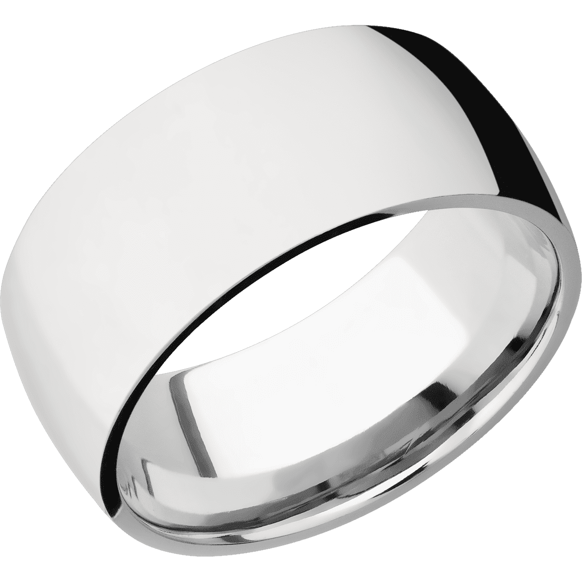 14K White Gold + Polish Finish