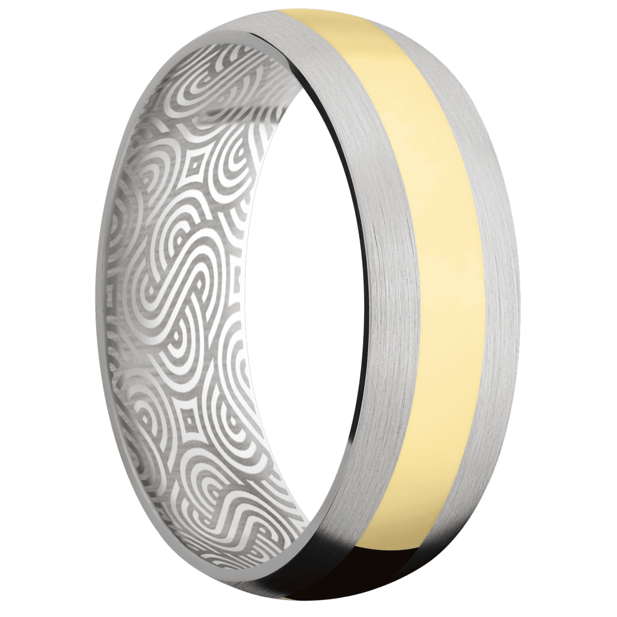 14K White Gold + Satin Finish
