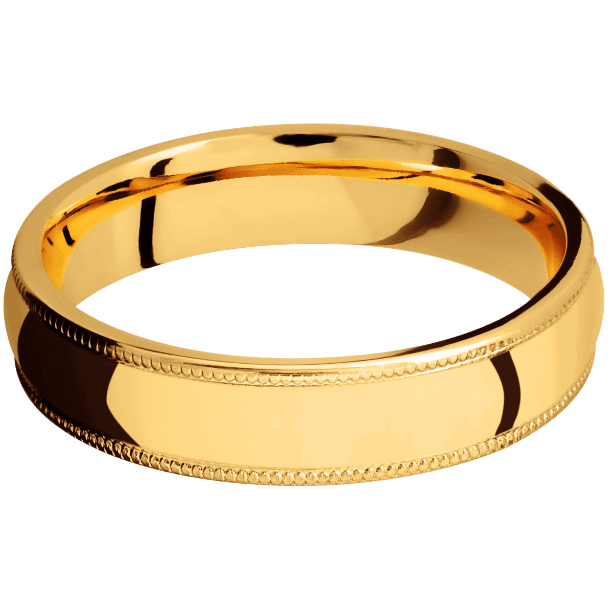 22K Yellow Gold + Polish Finish