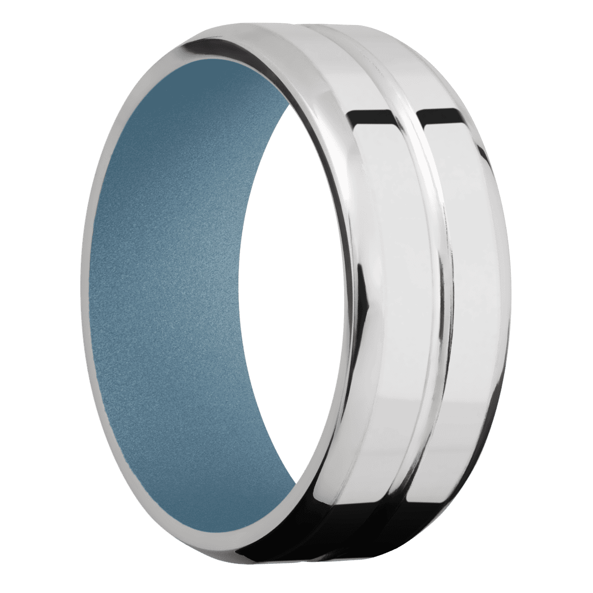 Cobalt Chrome + Polish , Polish Finish + Polar Blue