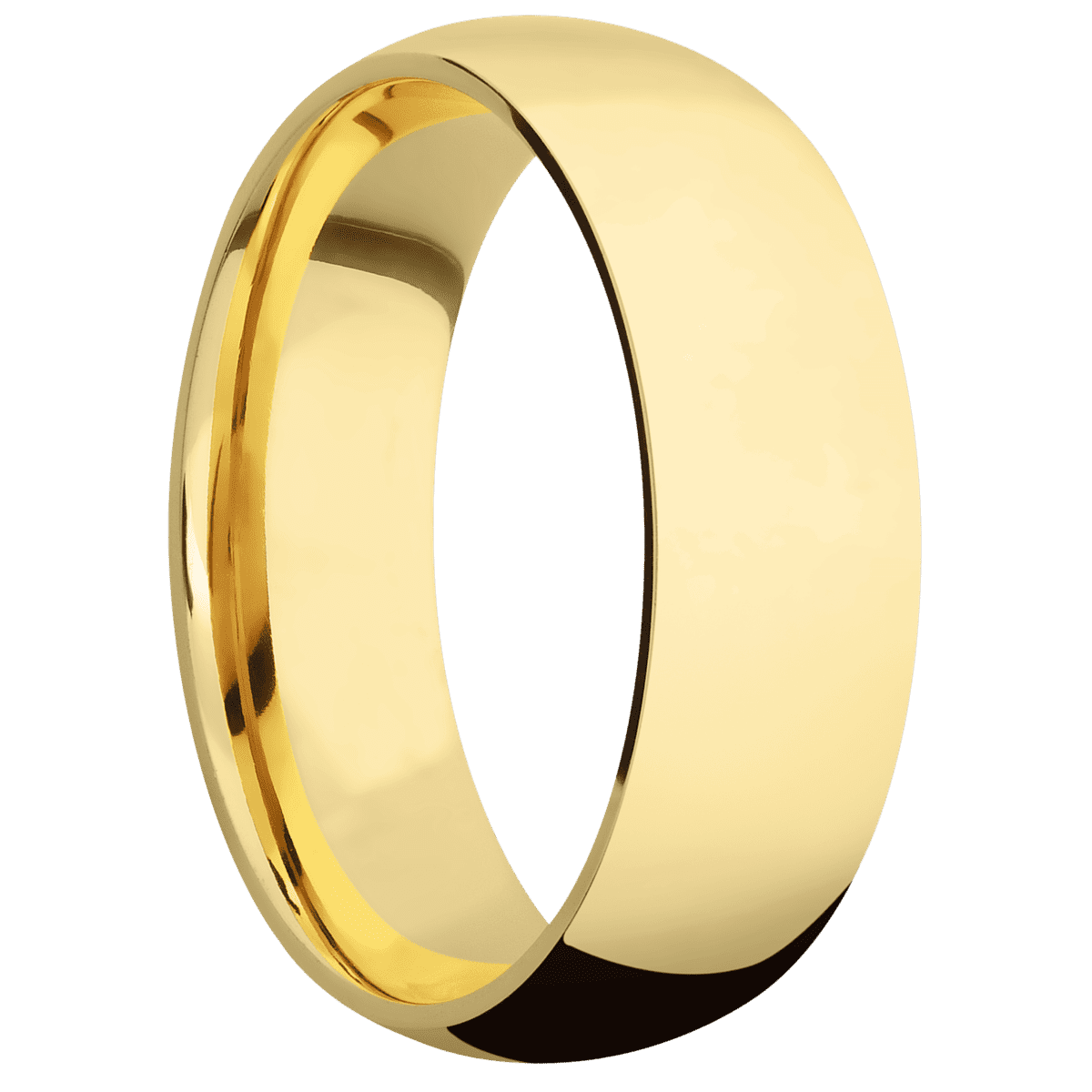 10K Yellow Gold + Polish Finish