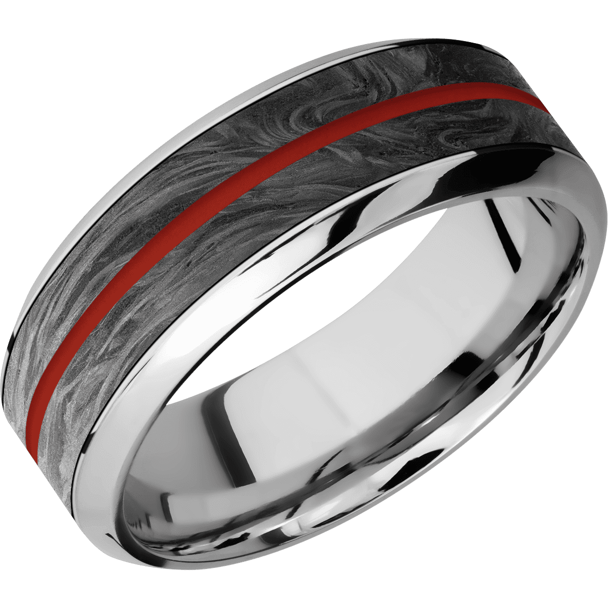 14K White Gold + Polish , Polish Finish