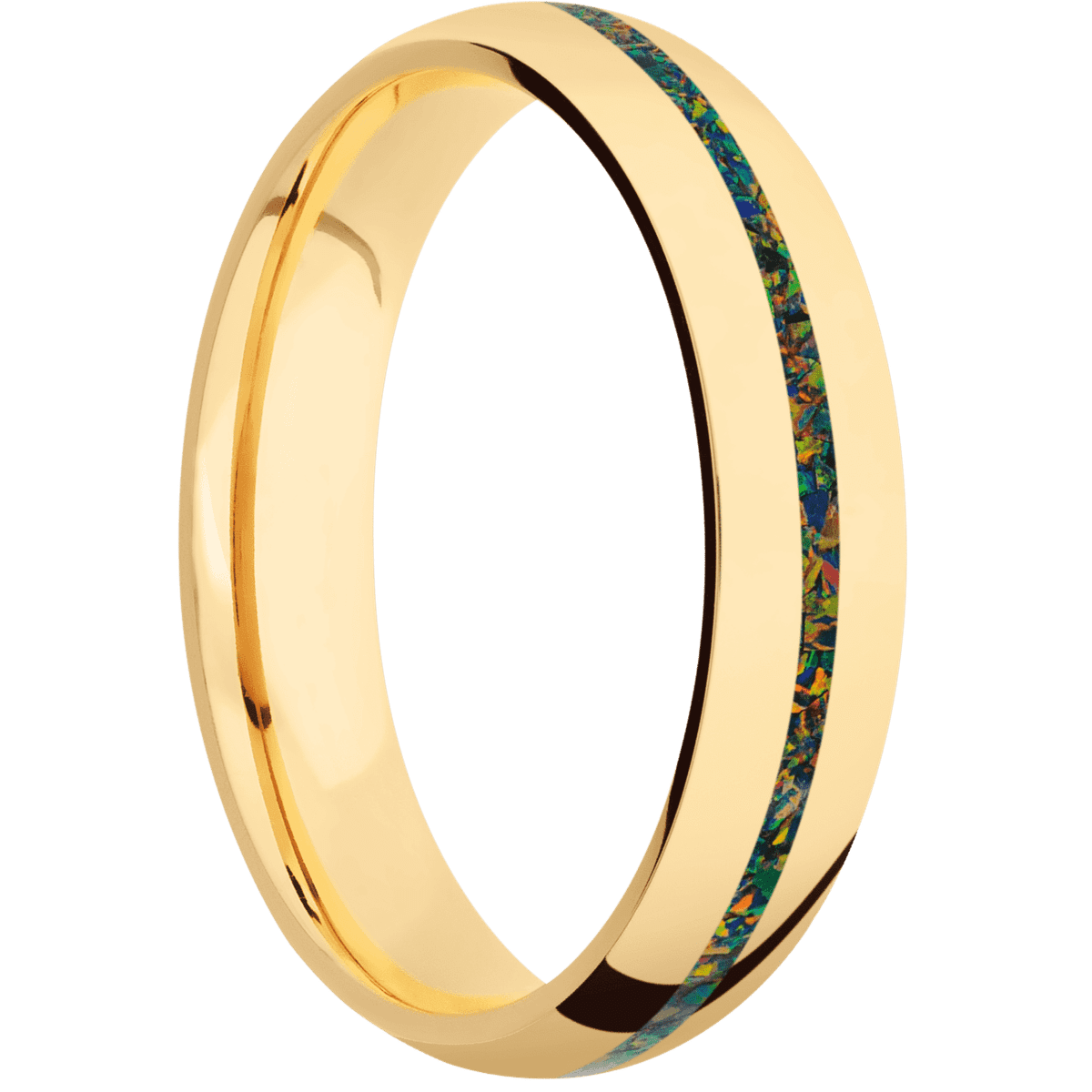 10K Yellow Gold + Polish Finish