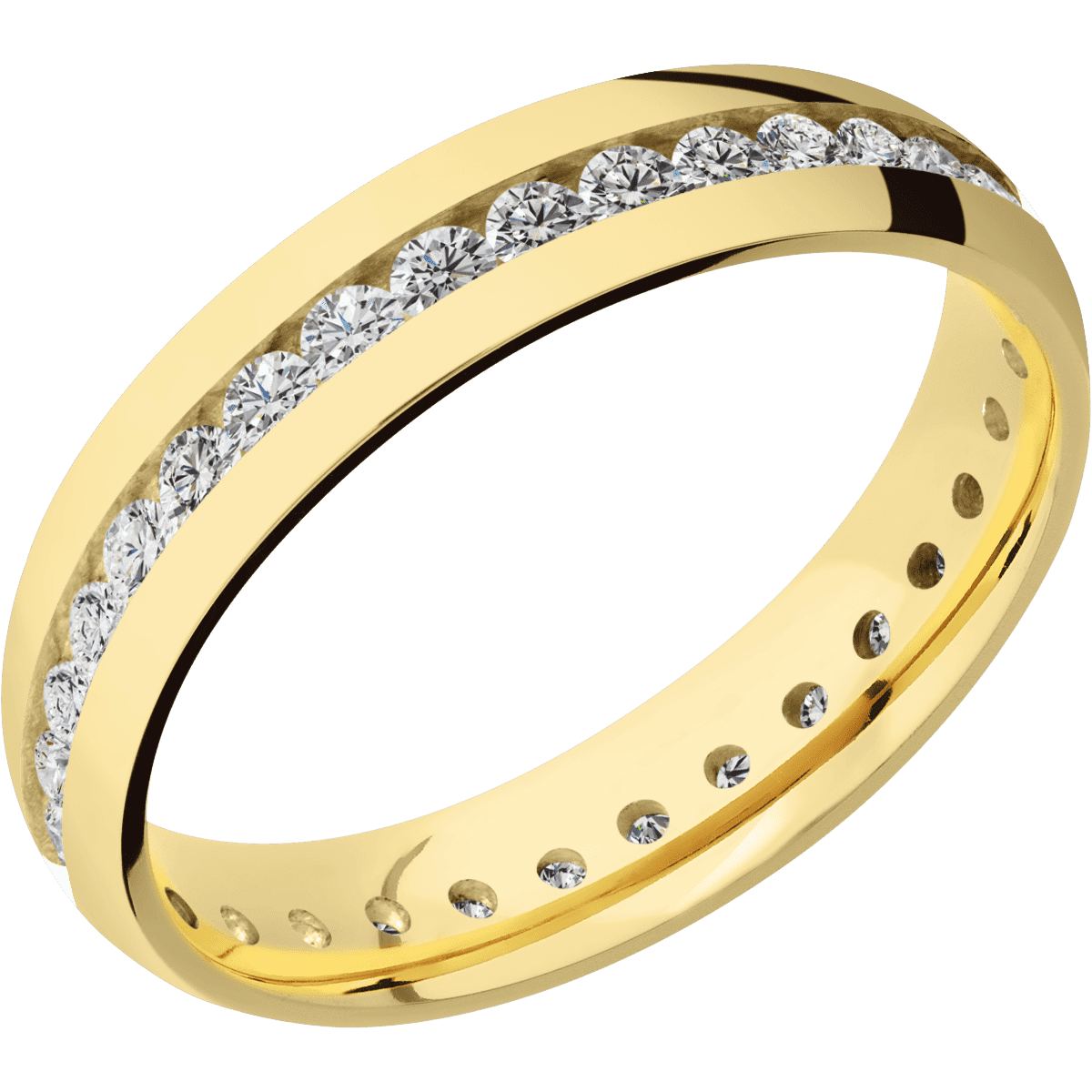 10K Yellow Gold + Polish Finish