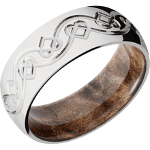 Cobalt Chrome + Polish Finish + Maple Burl