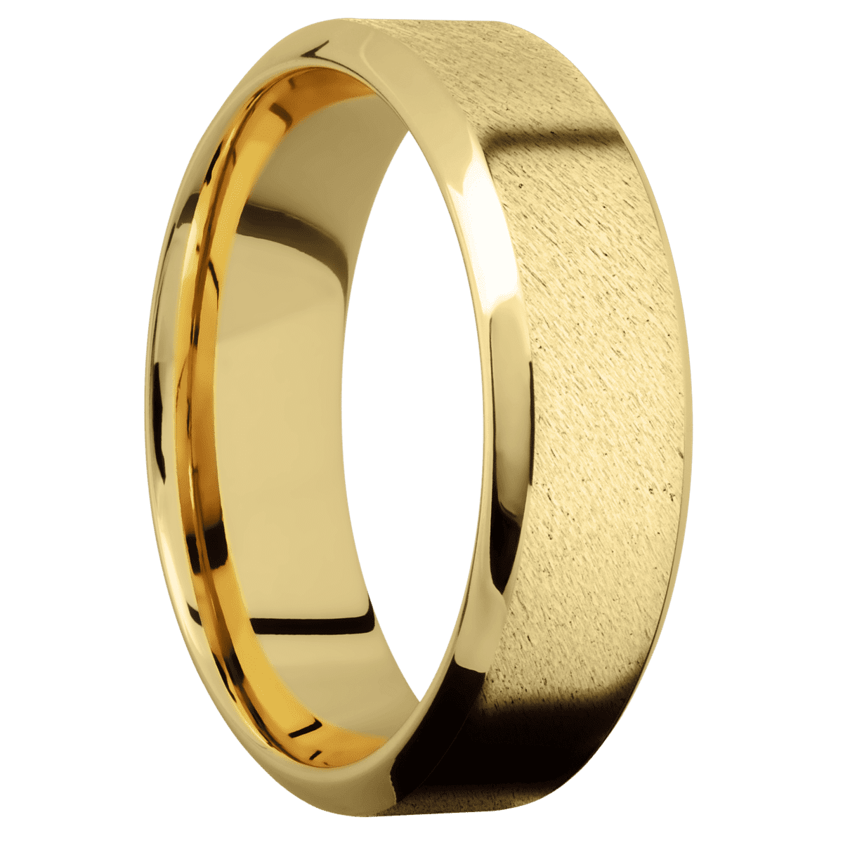 14K Yellow Gold + Anglestone , Polish Finish