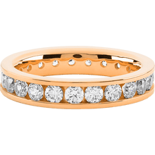 14K Rose Gold band with 23 Round Lab Grown Diamond (ST) having TCW-1.61