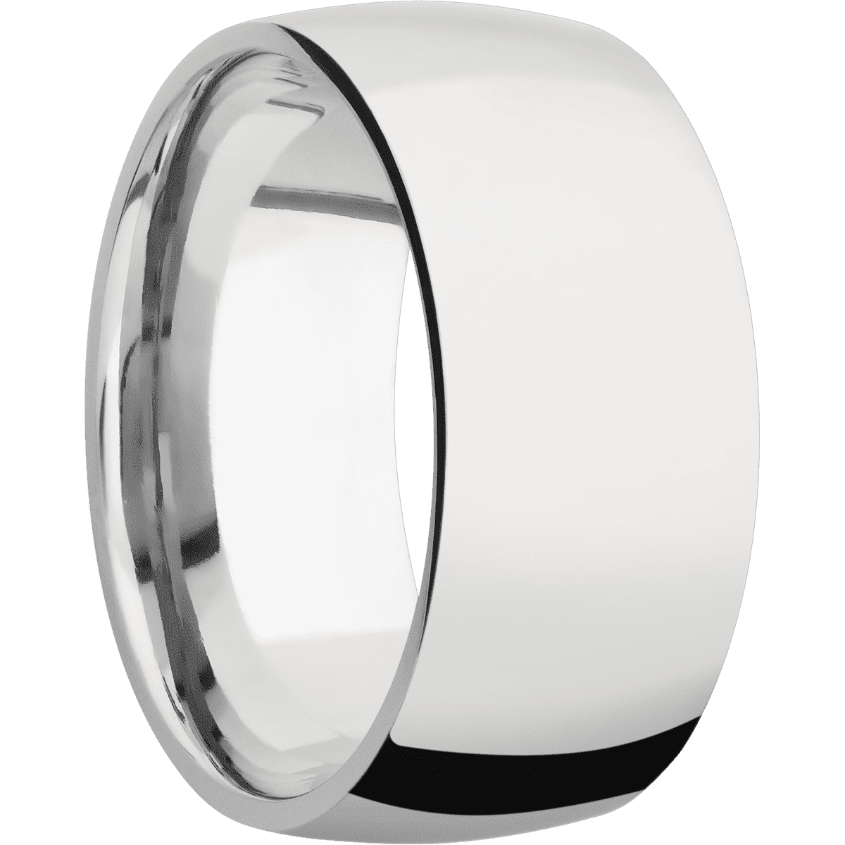 14K White Gold + Polish Finish